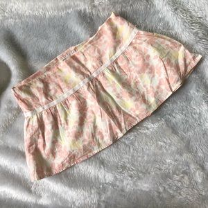 Floral mini skirt
